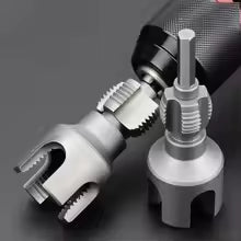 Pipe Thread Reamer & Edge Cutter Drill Attachment Tool | Skanto