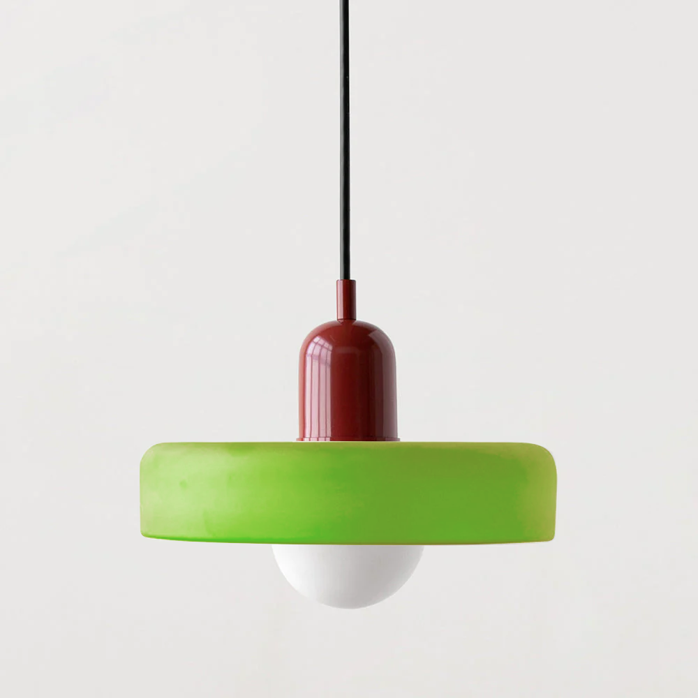 Fargerik Bauhaus-Stil Pendellampe - StiloGlas | Skanto