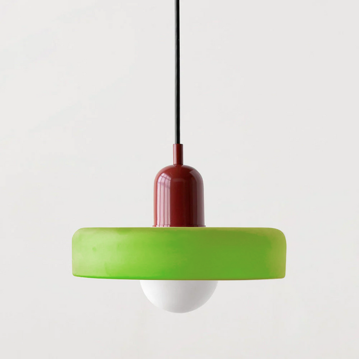 Fargerik Bauhaus-Stil Pendellampe - StiloGlas | Skanto
