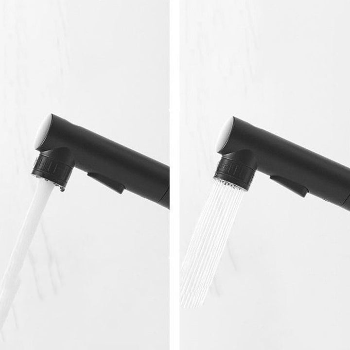 Skanto | Moderne Design Badkran Enkelt Håndtak Blandebatteri med Vannslange