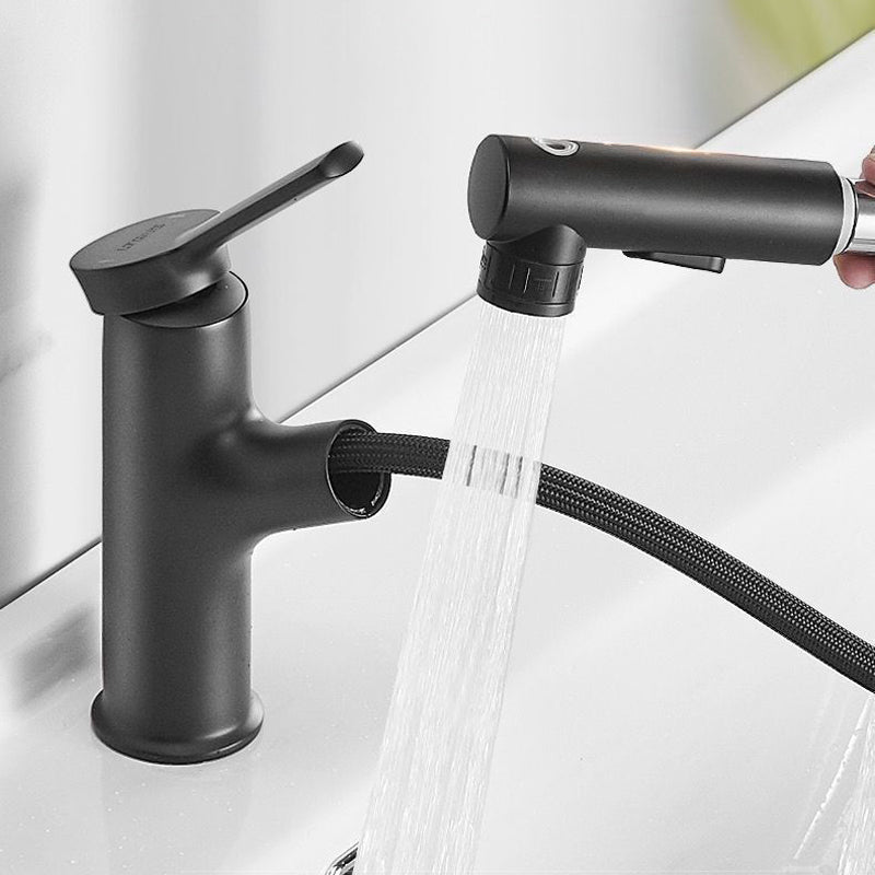 Skanto | Moderne Design Badkran Enkelt Håndtak Blandebatteri med Vannslange