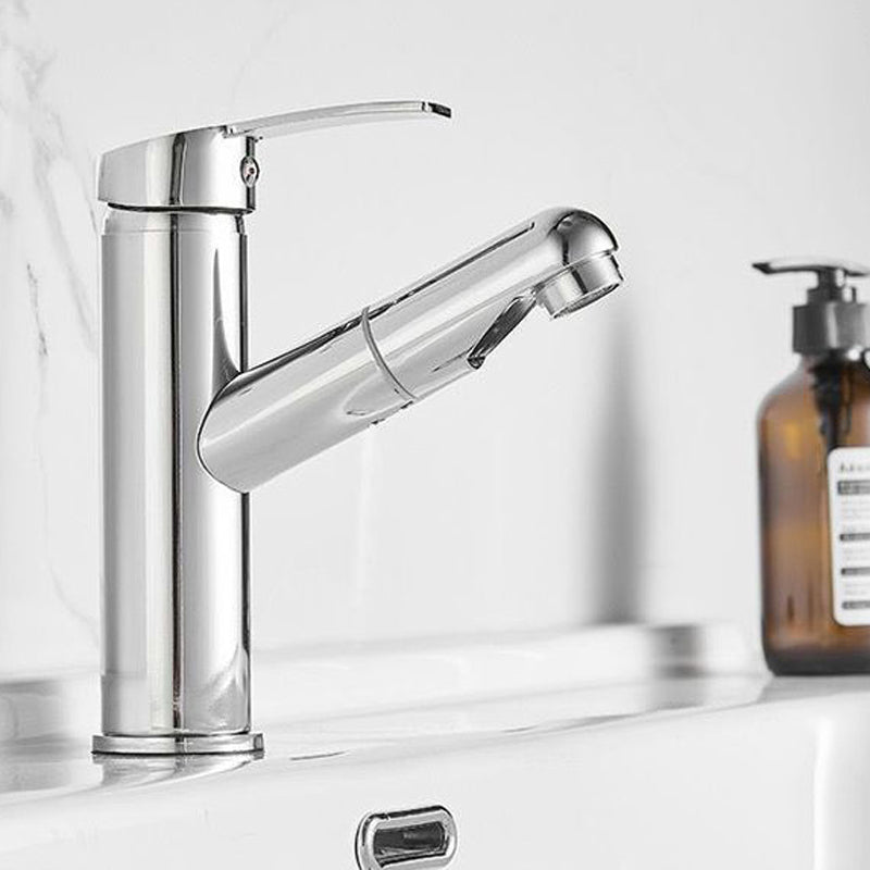 Skanto | Moderne Design Badkran Enkelt Håndtak Blandebatteri med Vannslange