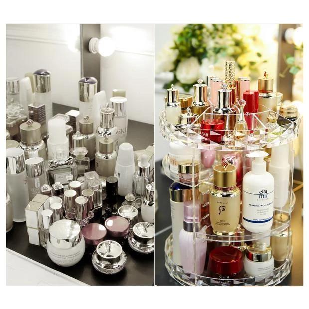 Crystal Cosmetic Storage Box | Skanto