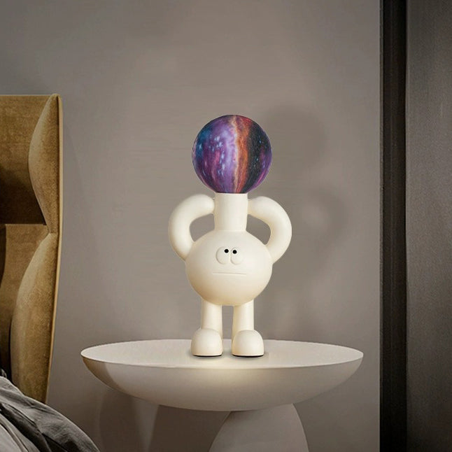 Skanto | Lekende Bordlampe med Glassball - Glombra