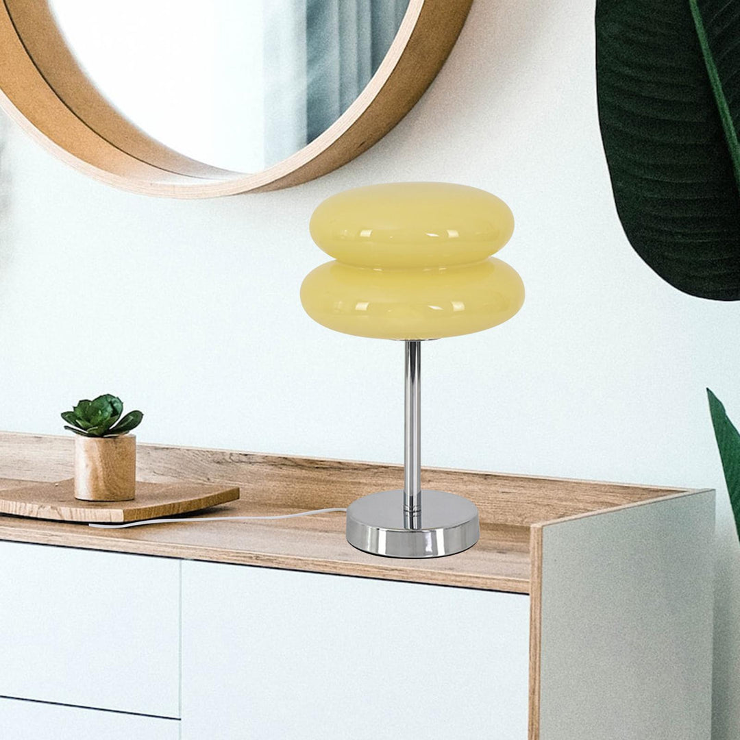 Skanto | Bordlampe Retro Glasskjerm