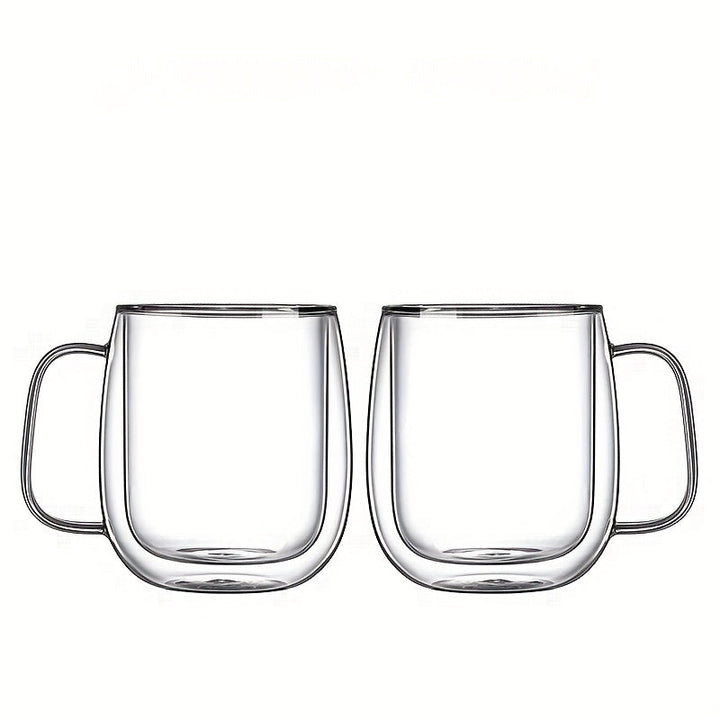 ThermoSip Dobbelveggede Glasskrus – Borosilikatglass, Varmebestandig & Elegant | Skanto