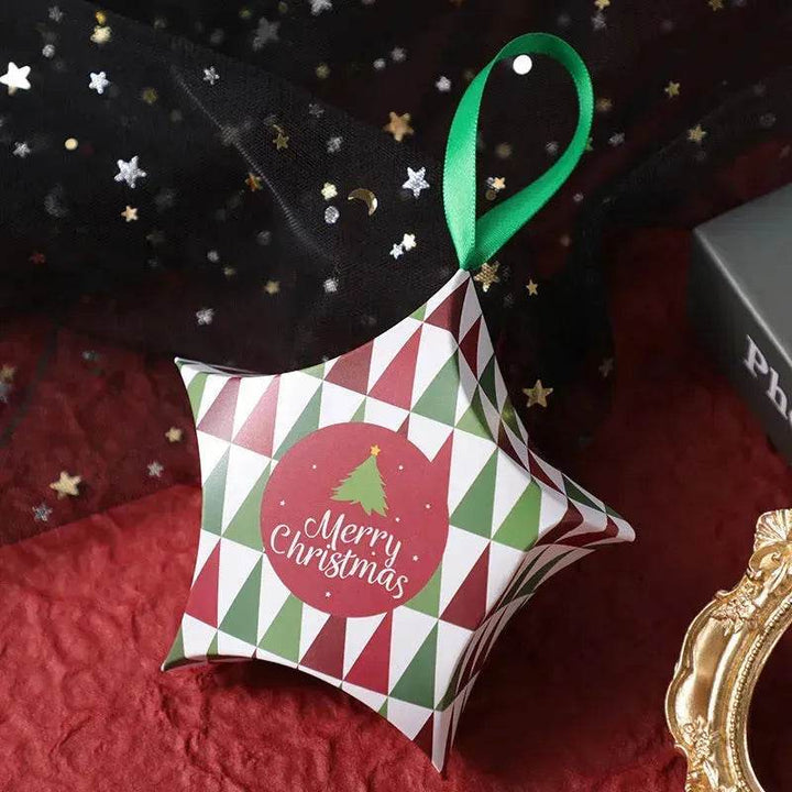 Skanto | Julegavebokser Julemann Godteriboks Stjerneformede Gleder til hjemmet Nyttår Xmas dekor Barnas gaver