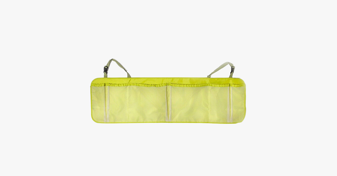 Skanto | Multi-Seksjon Bil Baksete Organizer – Holder Bilen Ren!