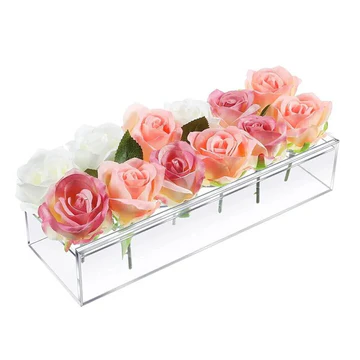 Skanto | Klar akryl blomsterkrukke
