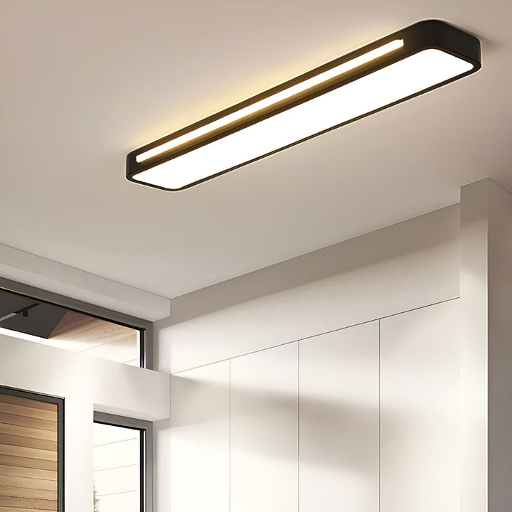 Rektangulær taklampe – Rene linjer og moderne design | Perfekt for stue og spisestue