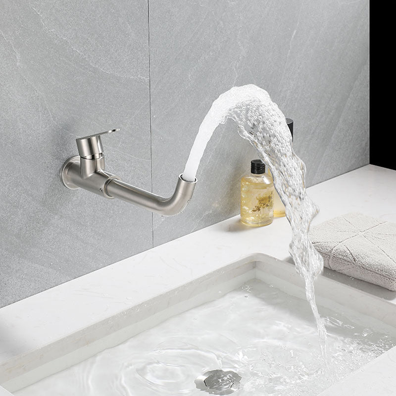 Moderne veggmontert ettgreps blandebatteri til badet