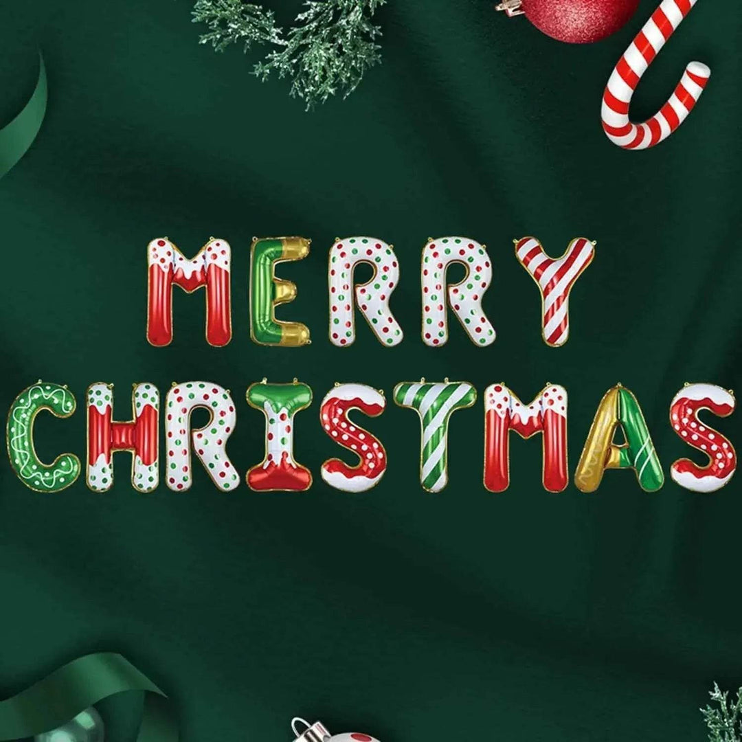 Skanto | 14 deler av 16 tommers godterifargede julebanner Christma