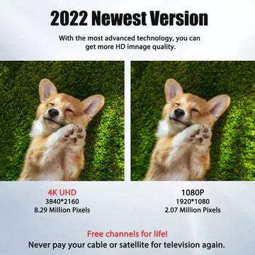 Skanto | Langdistanse Innendørs HDTV 4K Digital Antenne 600 Miles