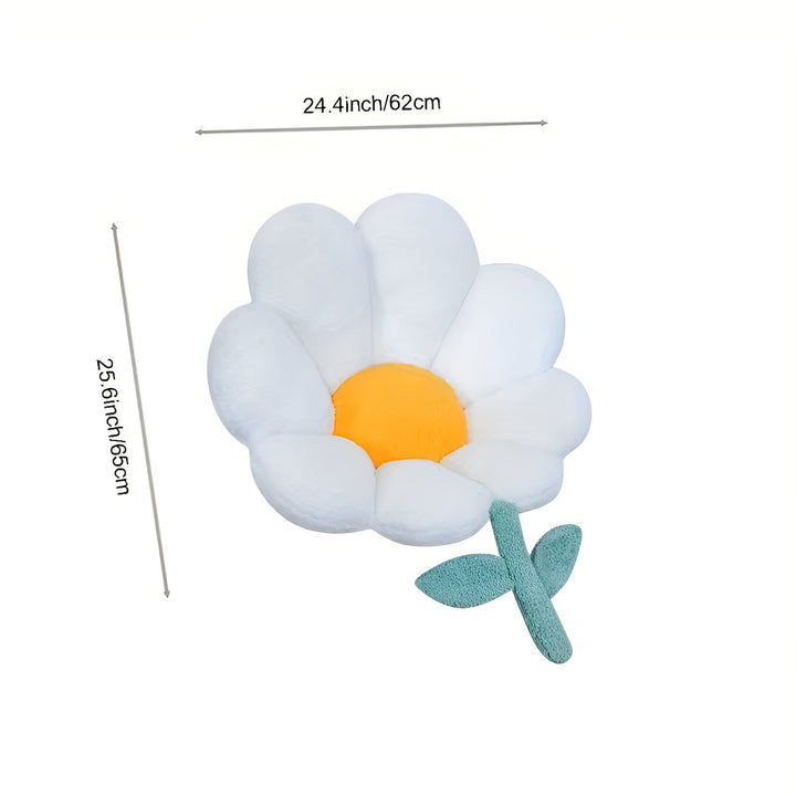 Blomsterpute – Myk og koselig | Dekorativ gulvpute til sofa, soverom og stue