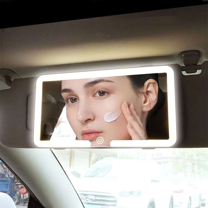 GlowMirror – Dimmbar sminkespeil med USB-lading Skanto