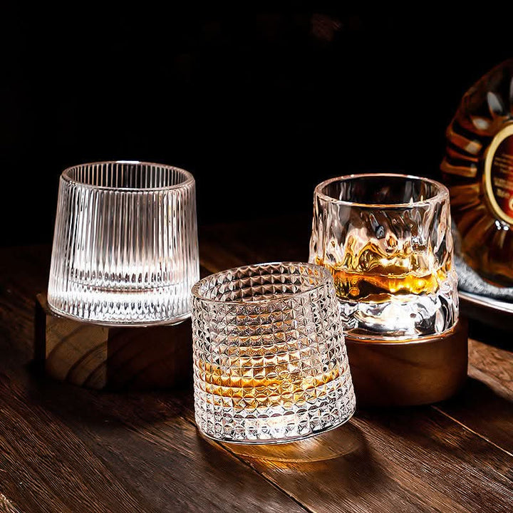 Skanto | Spinning Japansk Edo Whiskey Glass Sett
