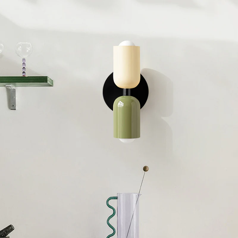 Skanto | Vegglampe Moderne Dobbel Glass Vegglampe