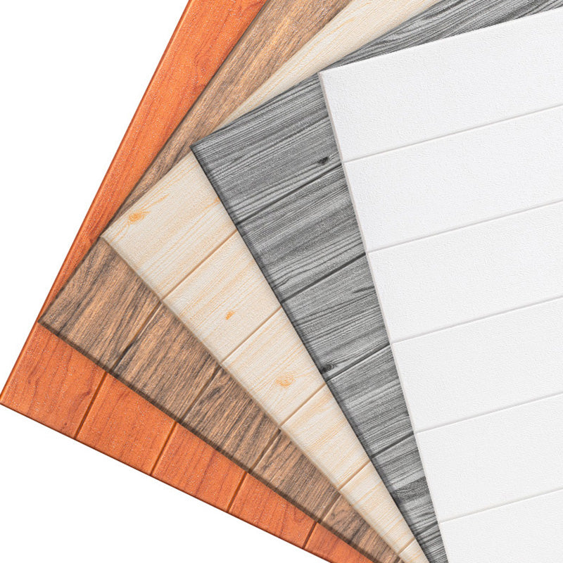 Veggkledning i stue Peel and Stick-design i treutseende Vanntett veggkledning