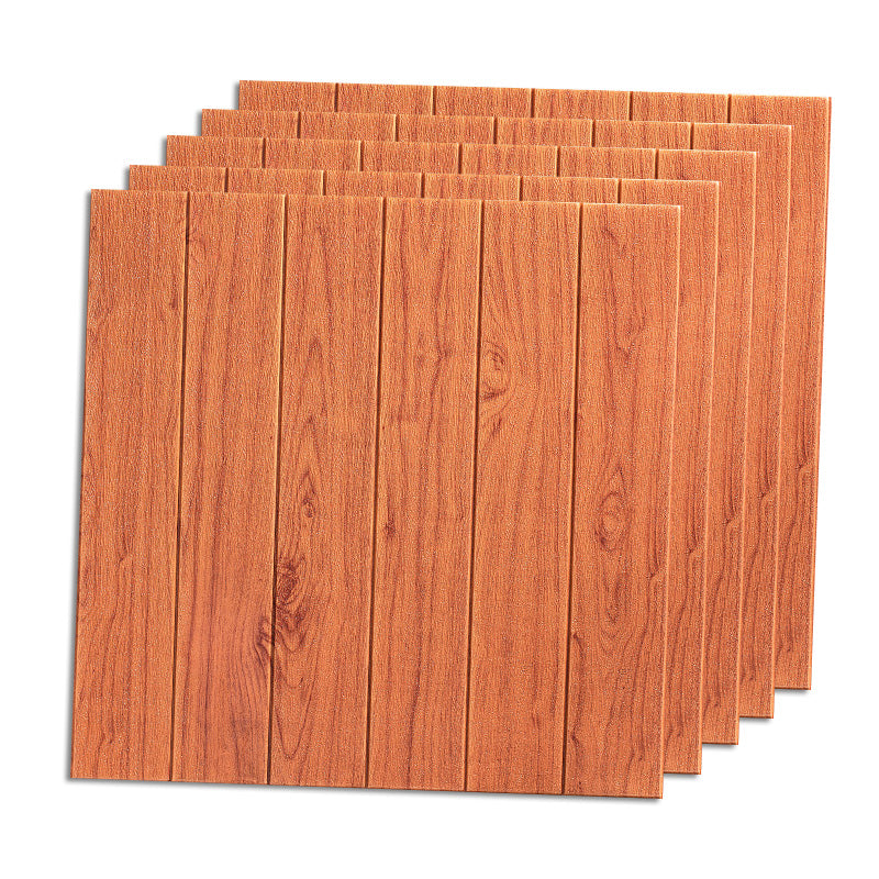 Veggkledning i stue Peel and Stick-design i treutseende Vanntett veggkledning