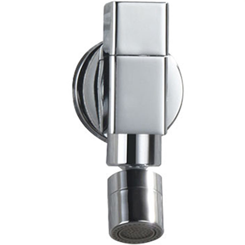 Industrie Veggmontert Baderomskran Håndtak Solid Messing Tilkobling