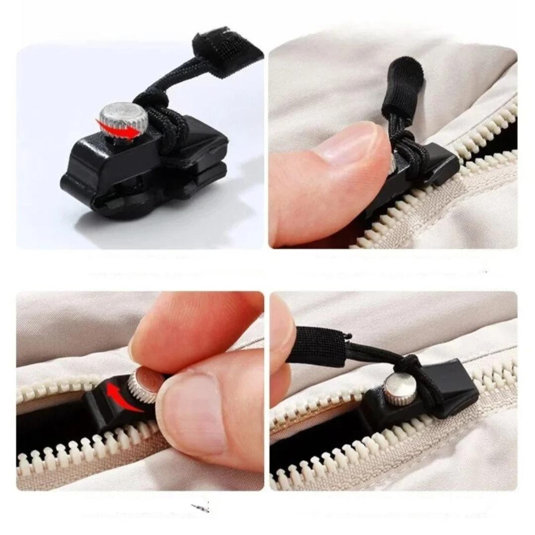 ZipperFix Pro Kit — Bekjemper defekte glidelåser umiddelbart og redder favorittgjenstander! (10 deler) | Skanto