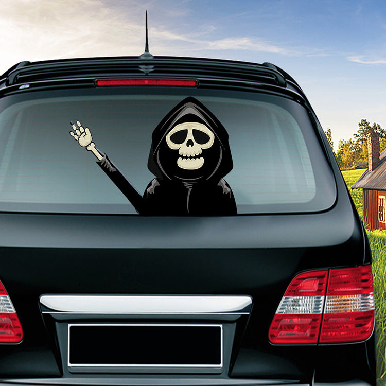 Skanto | 2024 Jul/Halloween Bil Vindusvisker Klistremerke
