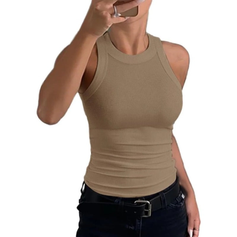 Skanto | Kvinne Ribbet Racerback Tank