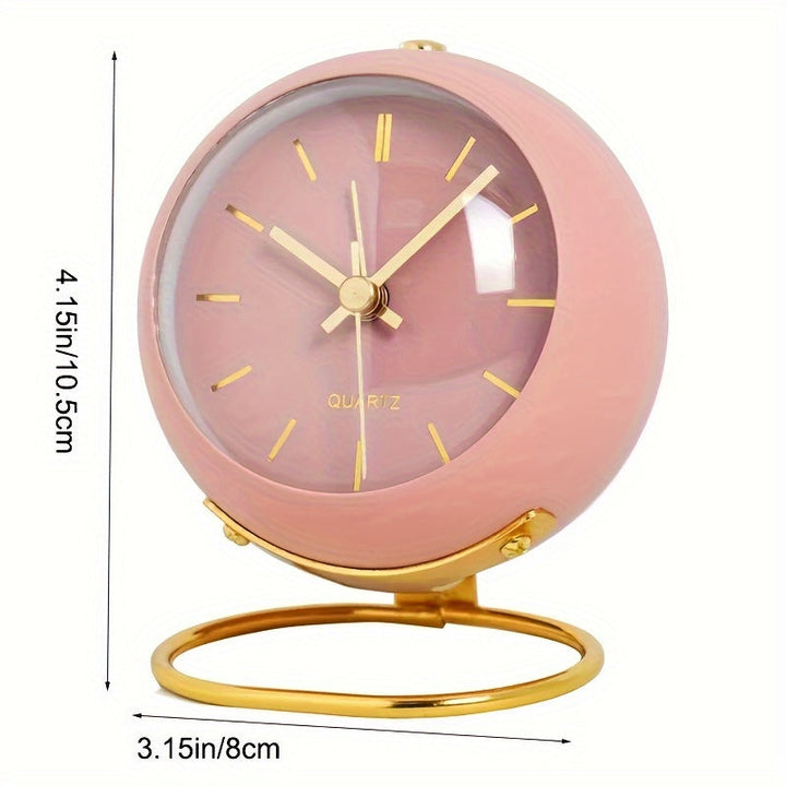 TimelessBell – Retro Analog Vekkerklok med Stillegående Bevegelse | Skanto