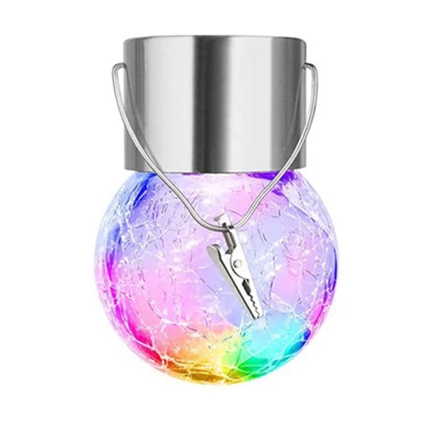 Skanto | Flerfarget Sprekk Glass Hengende Sollys