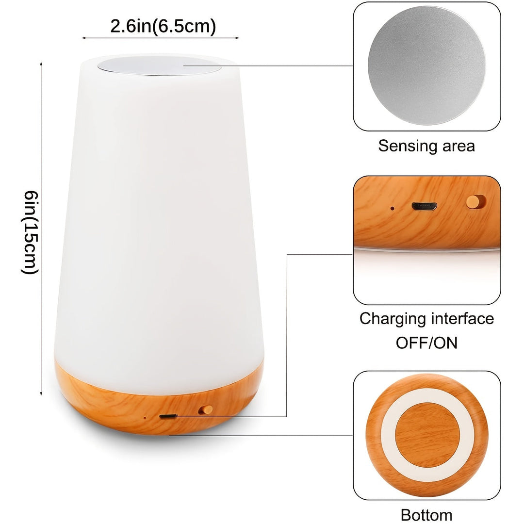 SpaceGlow – Trådløs LED Nattlampe med Timer Skanto