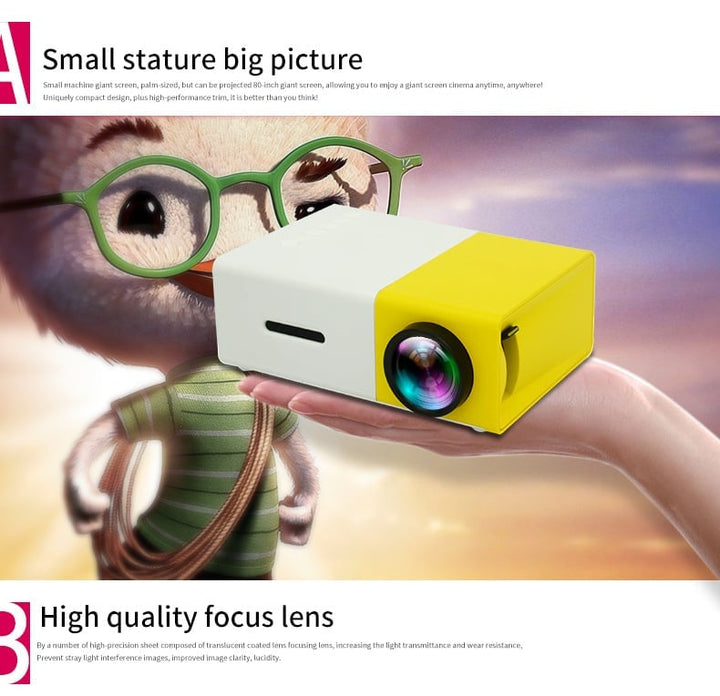 Skanto | MiniProjector | Opplev filmene dine overalt
