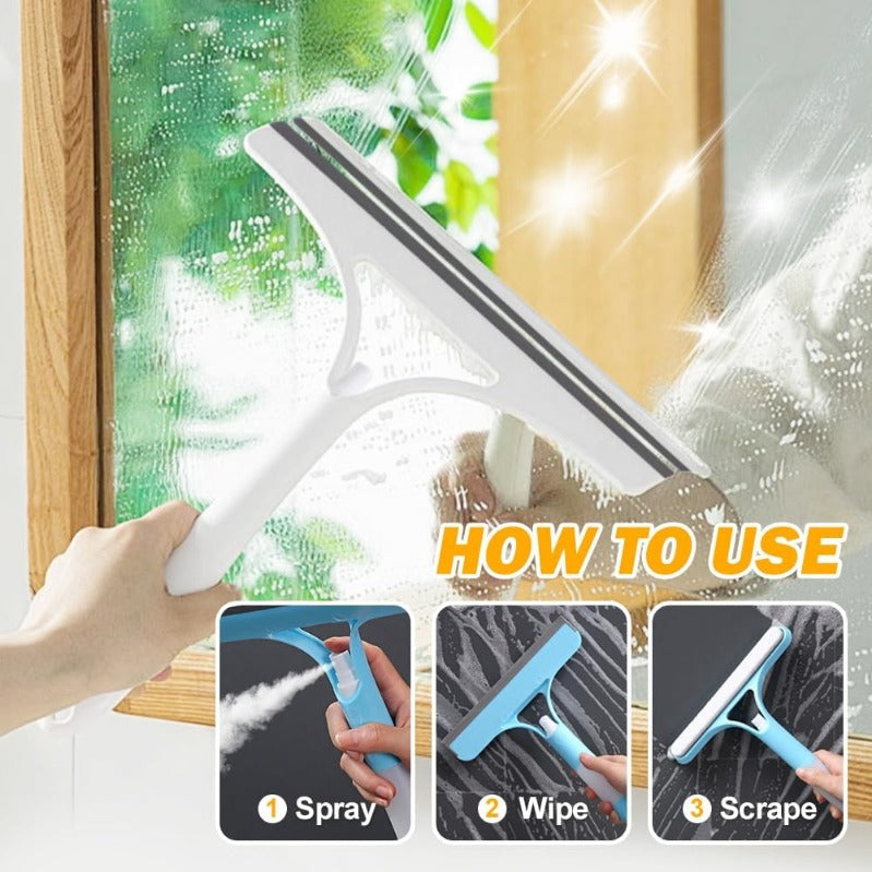 Skanto | BrightSwipe 3 i 1 Vindu Skrape Renser med Sprayflaske