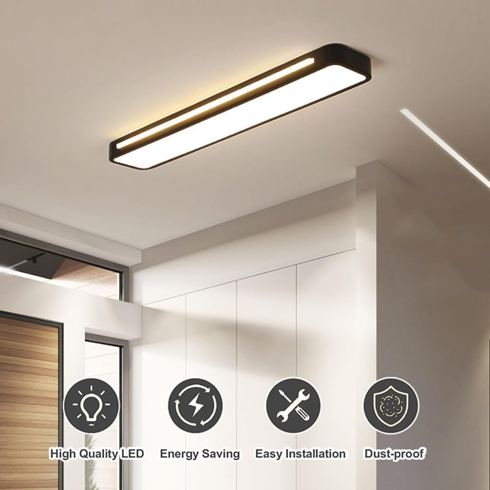 Skanto | GlowRond – Moderne LED Taklampe for Gang, Innganger & Trapper | Energisparende & Stilig Design
