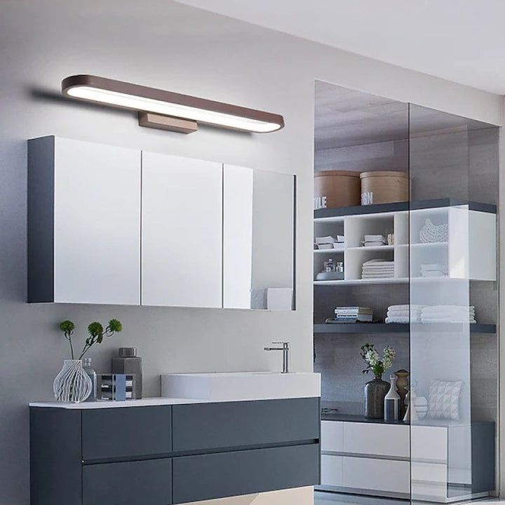 Skanto | Leigh moderne vegglampe lineær, Gull, Soverom/Baderom, Metall