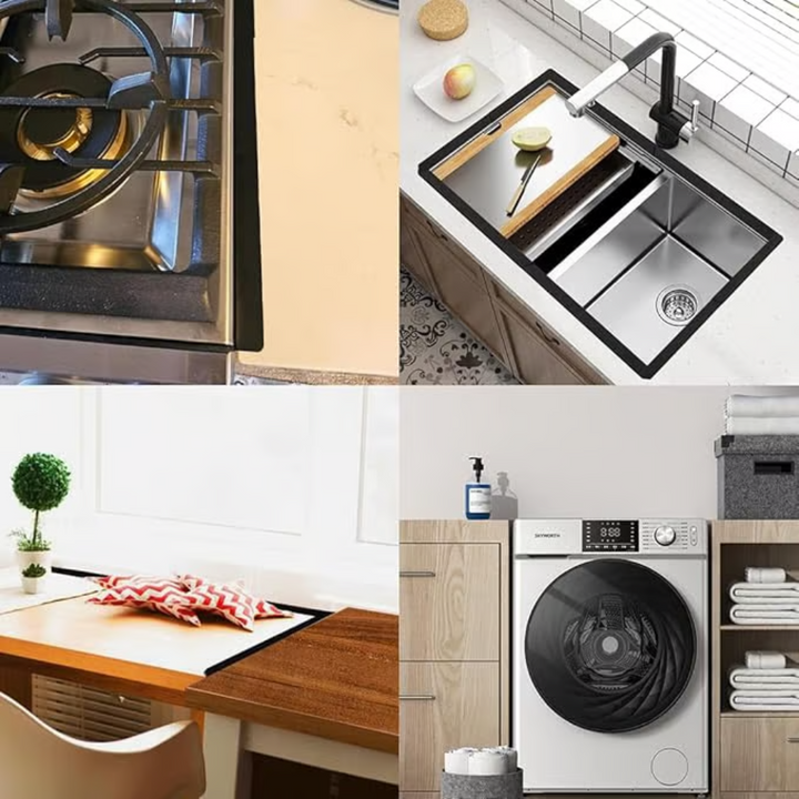 Skanto | UltraSeal Kjøkkenkappdeksler — Ikke mer skittkaos og et glitrende rent kjøkken hver dag uten stress!