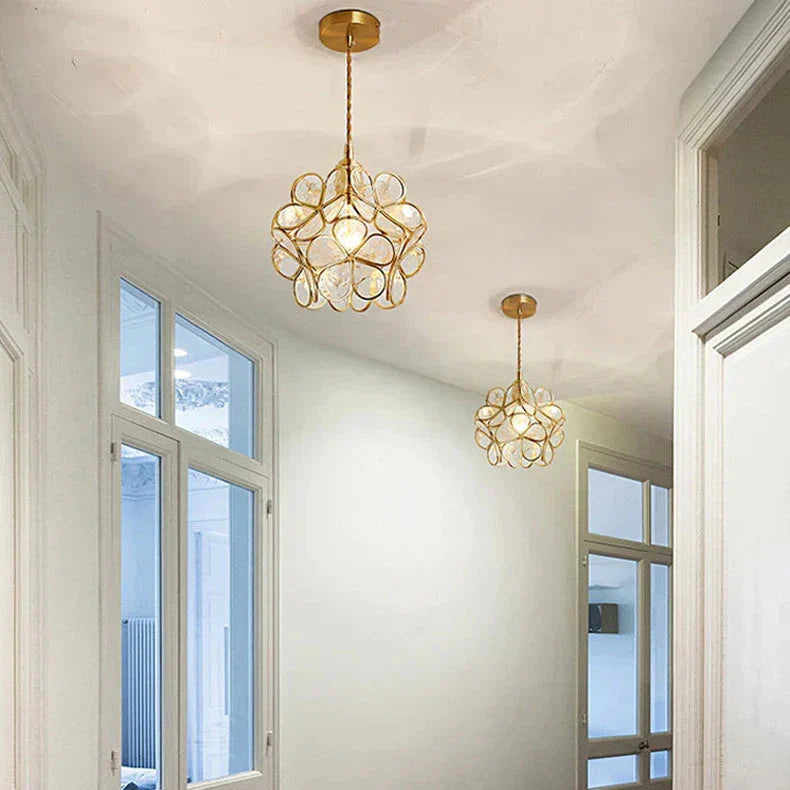 Skanto | Moderne Blomsterform Glass LED Pendellampe