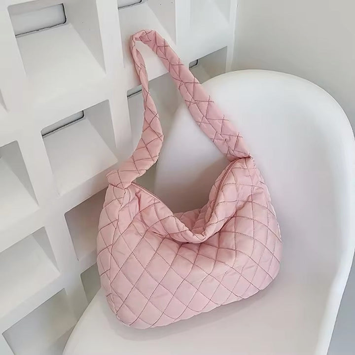 Skanto | Polstret Ballett Extra Large Puffer Tote Crossbody Polstret Skulderveske