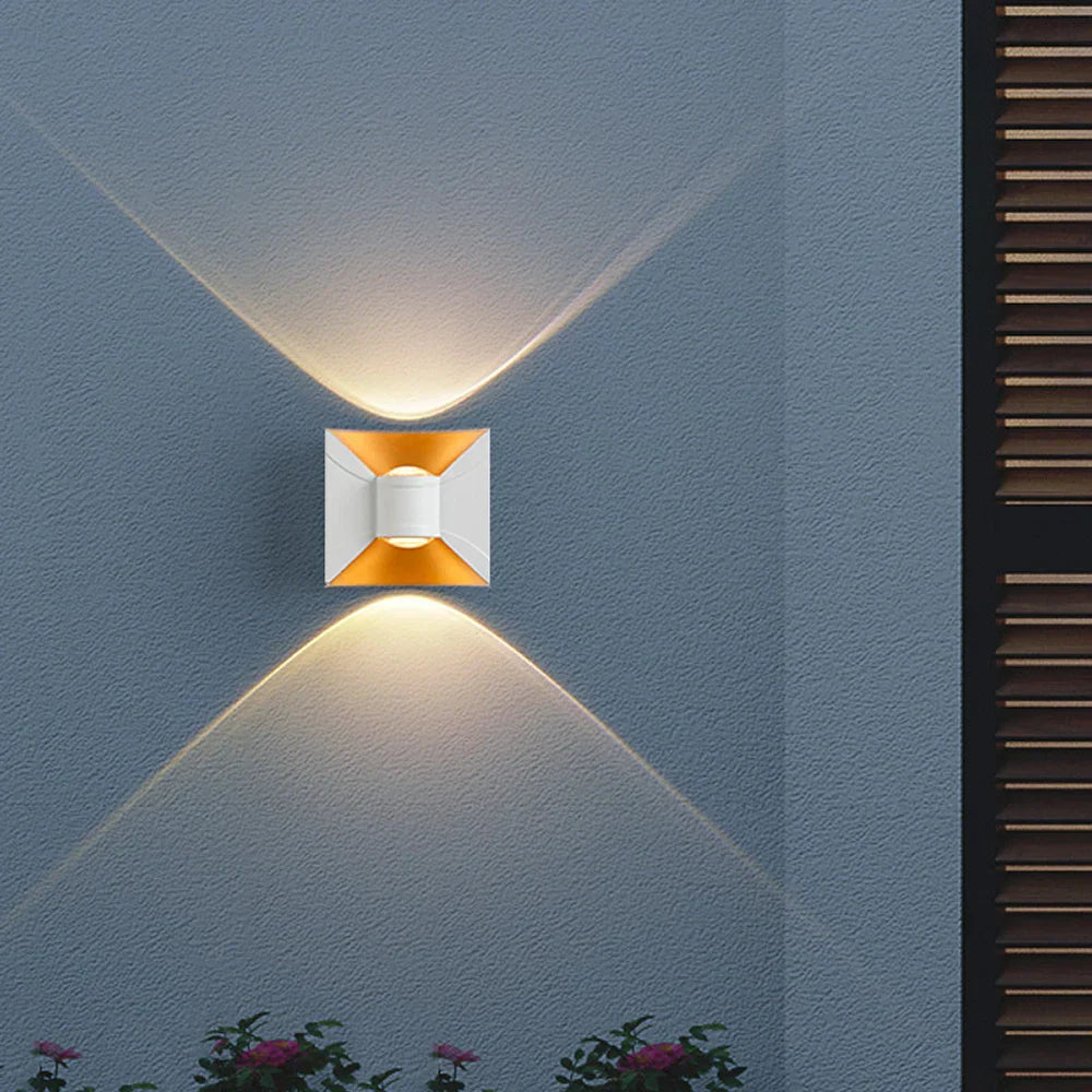 Moderne LED utendørs vegglampe – Vanntett vegglampe for hage og terrasse | Skanto