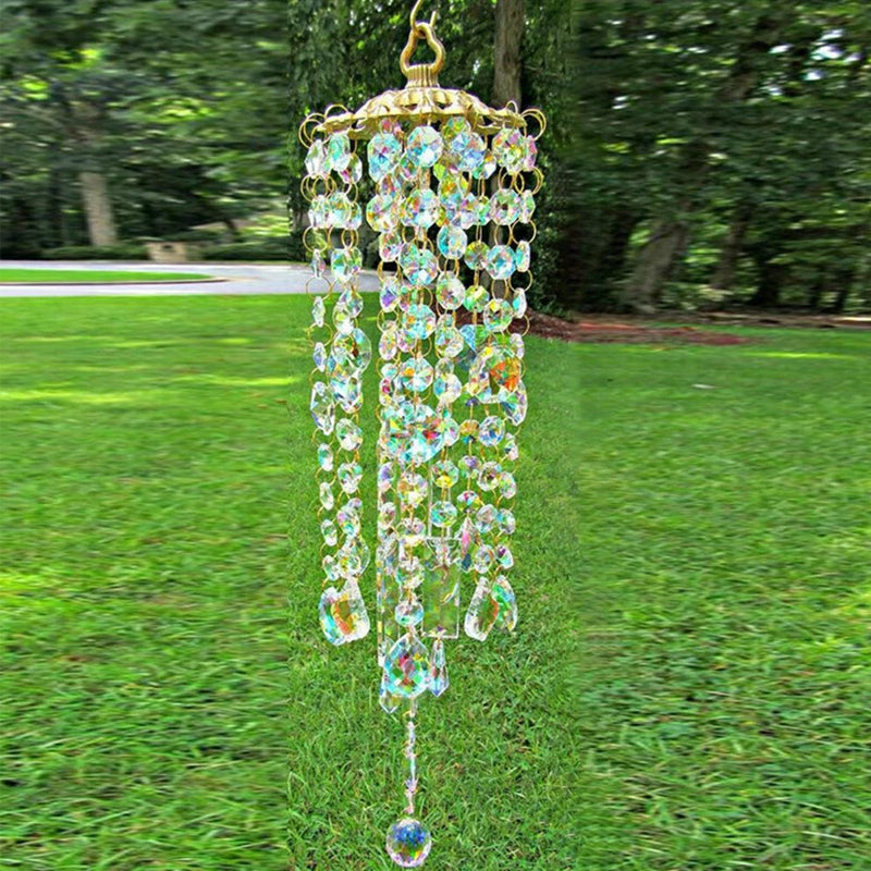 Aurora Crystal Glass Vindspill | Skanto