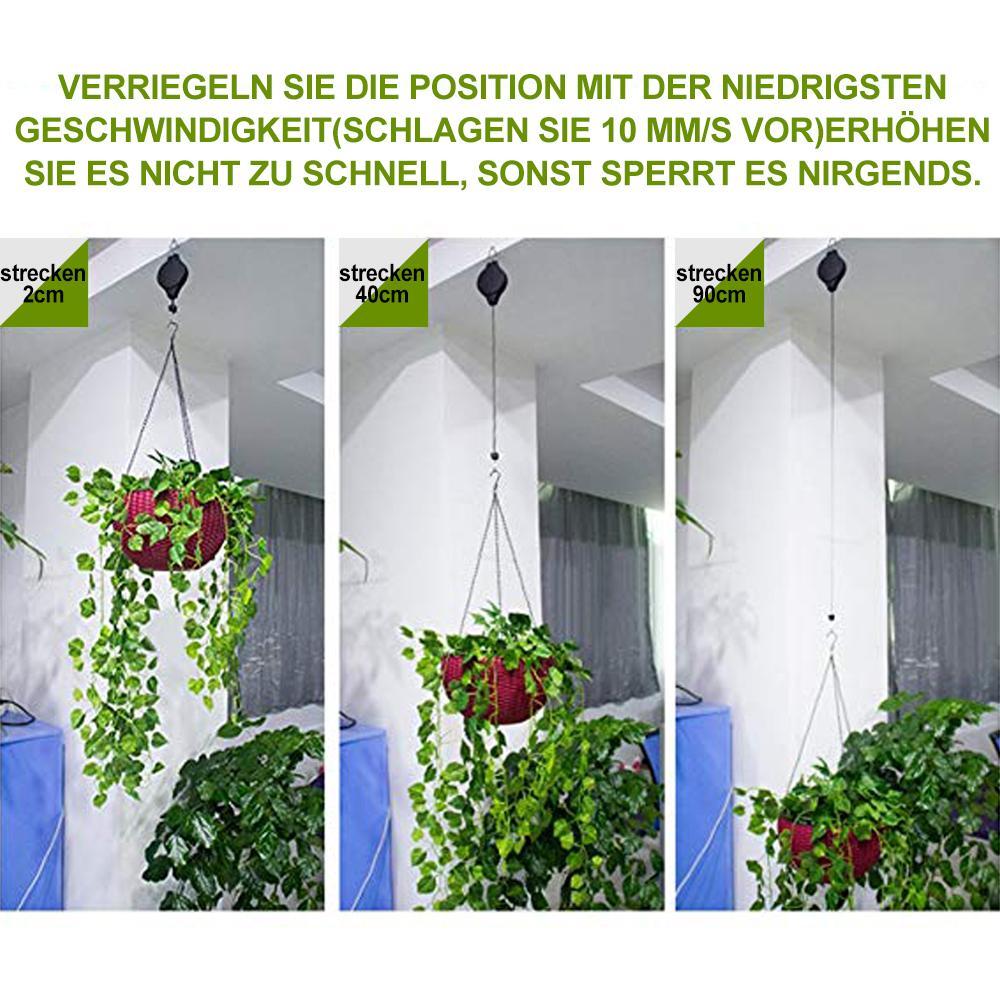 Retractable Hook, Plant Pulley for Garden Pots and Bird Feeder | Skanto