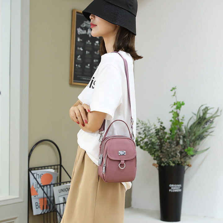 Skanto | Læder Trendy Chic Kvinner Messenger Bag