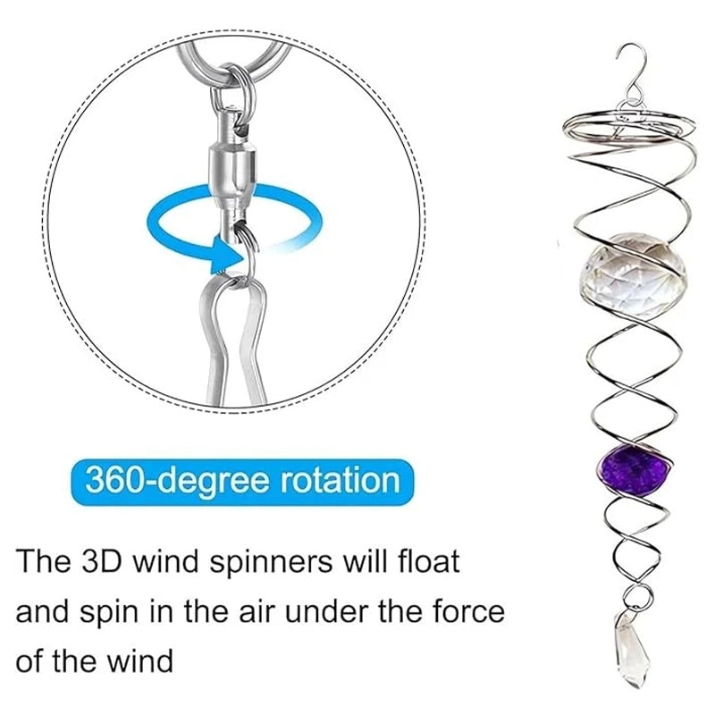 Skanto | Sacred Journey Spiral Crystals Håndlaget