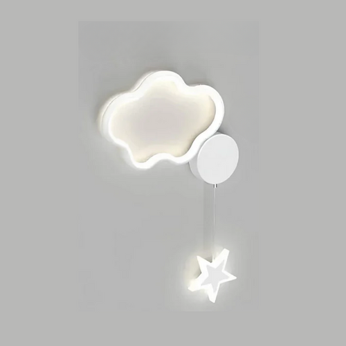 Skanto | DreamLight | Magisk Vegglampe med Skyer, Stjerner og Måne