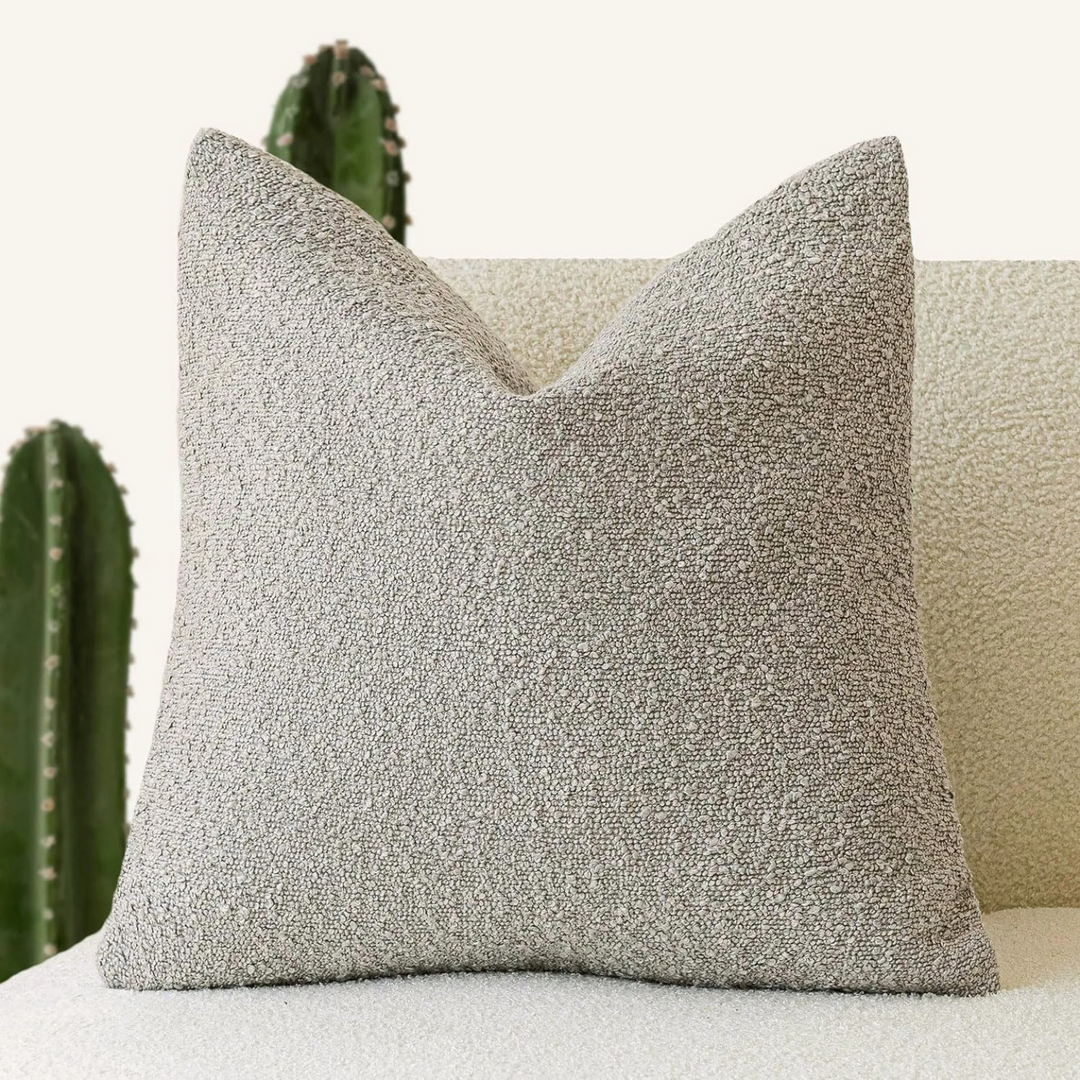 Tulum Bouclé Kissenbezug 45x45cm Dekokissen