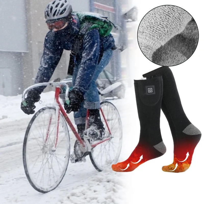 Skanto | Varmende Sokker ThermoLuxe | Oppladbar | Justerbar Temperatur | Opptil 8 t Varme