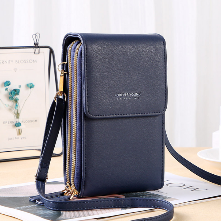 Skanto | Stor Kapasitet Elegant Crossbody Touch Screen Telefonveske