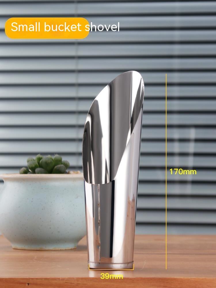 Skanto | Rustfritt Stål Scoop for Pottemuld – Robust Plantescoop for Hage og Balkong