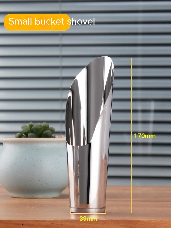 Skanto | Rustfritt Stål Scoop for Pottemuld – Robust Plantescoop for Hage og Balkong