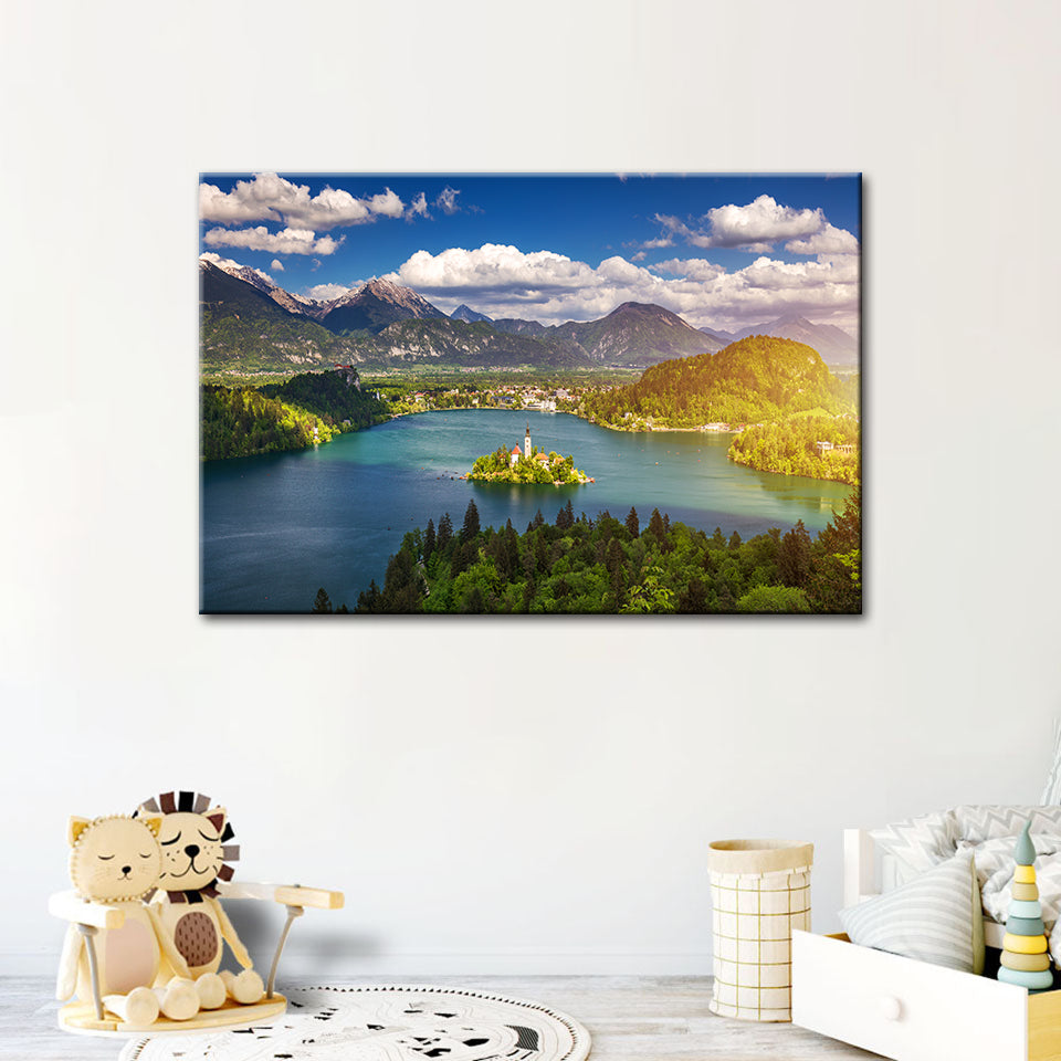 Peace Of The Land - Lerret Veggkunst Maleri