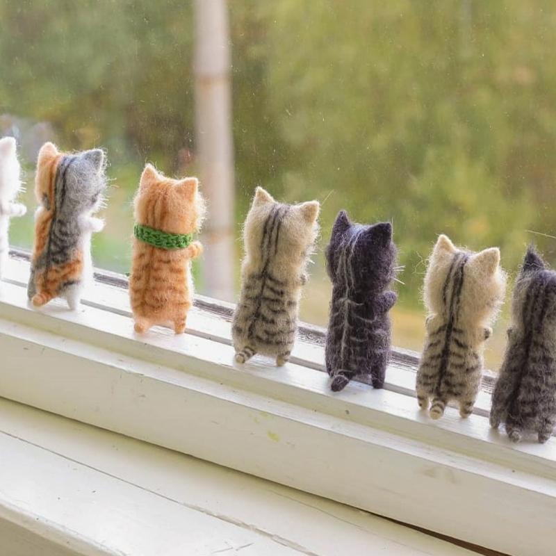 Skanto | DIY Katt Ull Filtdgave for Katteelskere